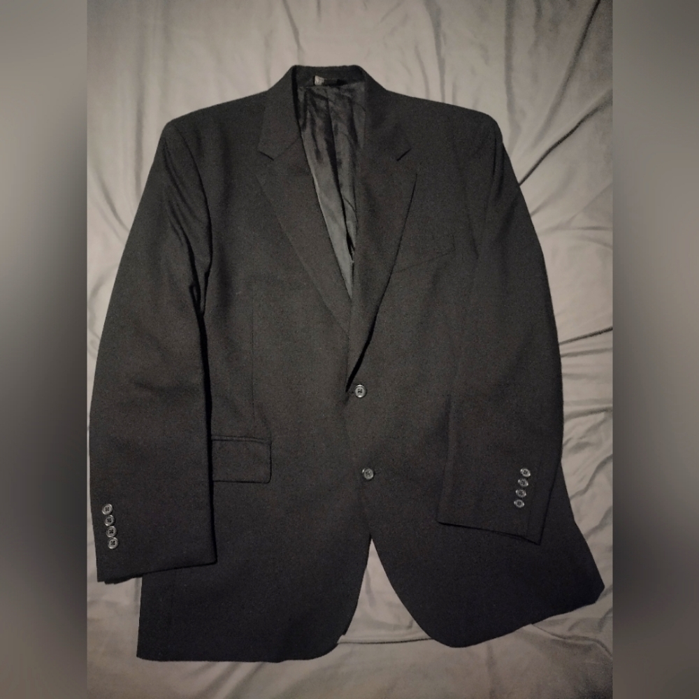 jos a bank 2 button wool blazer 44 reg